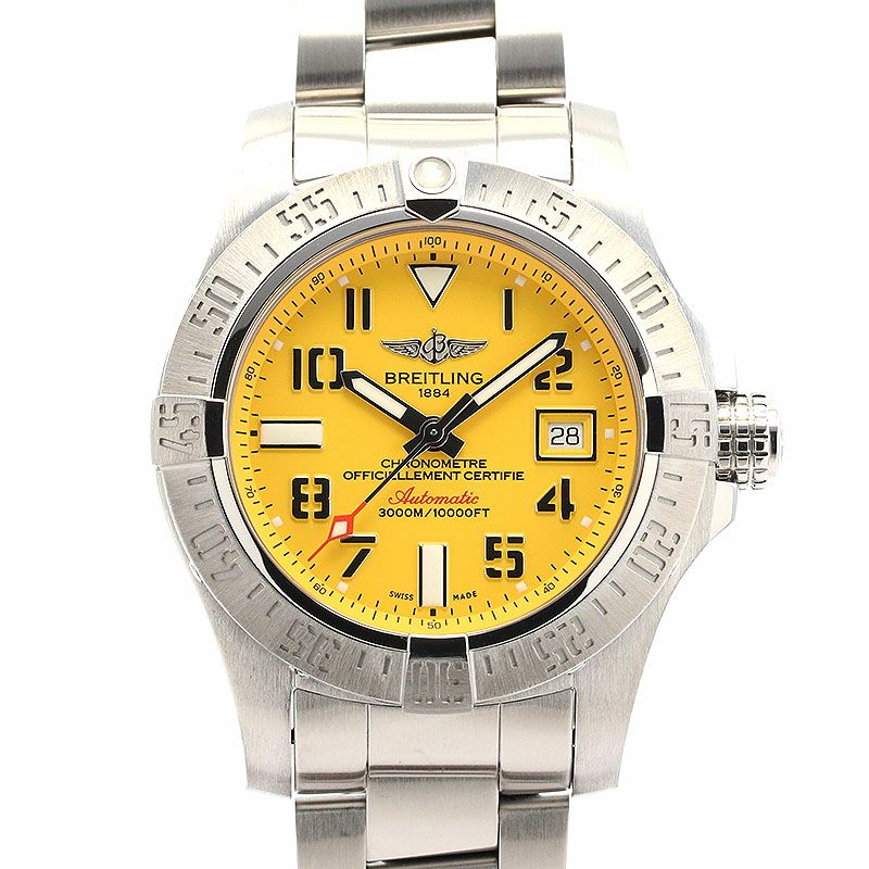 【中古】BREITLING AVENGER II SEAWOLF ブライトリング アベンジャーII シーウルフ A1733110/I519/169A (A17331101I1A1 / A077I19PSS)