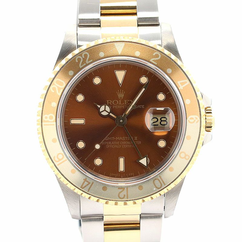 【中古】ROLEX GMT-MASTER II ロレックス GMTマスター II 16713