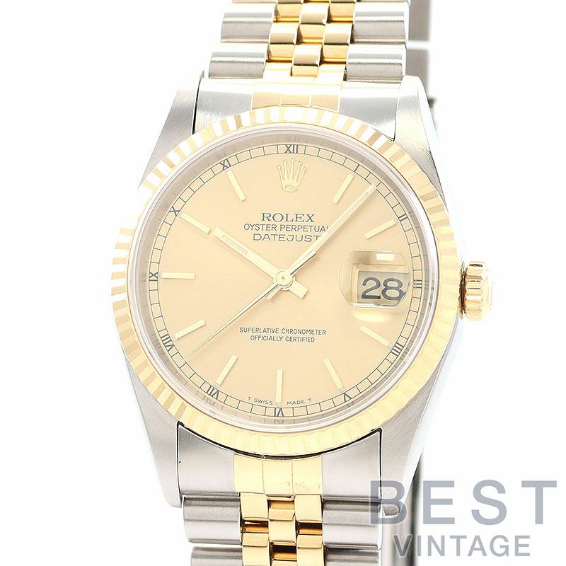 【中古】ROLEX OYSTER PERPETUAL DATEJUST 36 ロレックス オイスターパーペチュアル デイトジャスト 36 16233