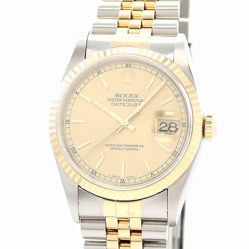 【中古】ROLEX OYSTER PERPETUAL DATEJUST 36 ロレックス オイスターパーペチュアル デイトジャスト 36 16233