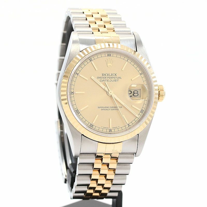 【中古】ROLEX OYSTER PERPETUAL DATEJUST 36 ロレックス オイスターパーペチュアル デイトジャスト 36 16233