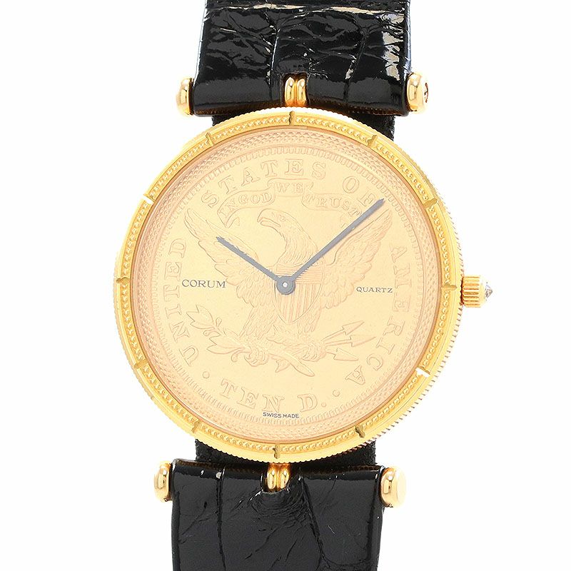 【中古】CORUM COIN WATCH 1882 10 DOLLARS LIBERTY HEAD コルム コインウォッチ 1882 10ドル リバティヘッド TEN.D