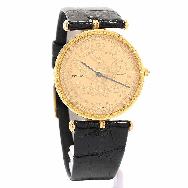 【中古】CORUM COIN WATCH 1882 10 DOLLARS LIBERTY HEAD コルム コインウォッチ 1882 10ドル リバティヘッド TEN.D