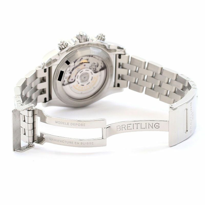 【中古】BREITLING CHRONOMAT 44 BLACK MOP JAPAN LIMITED ブライトリング クロノマット 44 ブラックMOP 日本限定 AB01111A/BF68/375A (S011BMPPA)