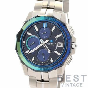 【中古】CASIO OCEANUS MANTA S6000 SERIES LMITED EDITION EDO KIRIKO GLASS カシオ オシアナス マンタ S6000シリーズ 限定モデル 江戸切子 OCW-S6000EK-1AJR