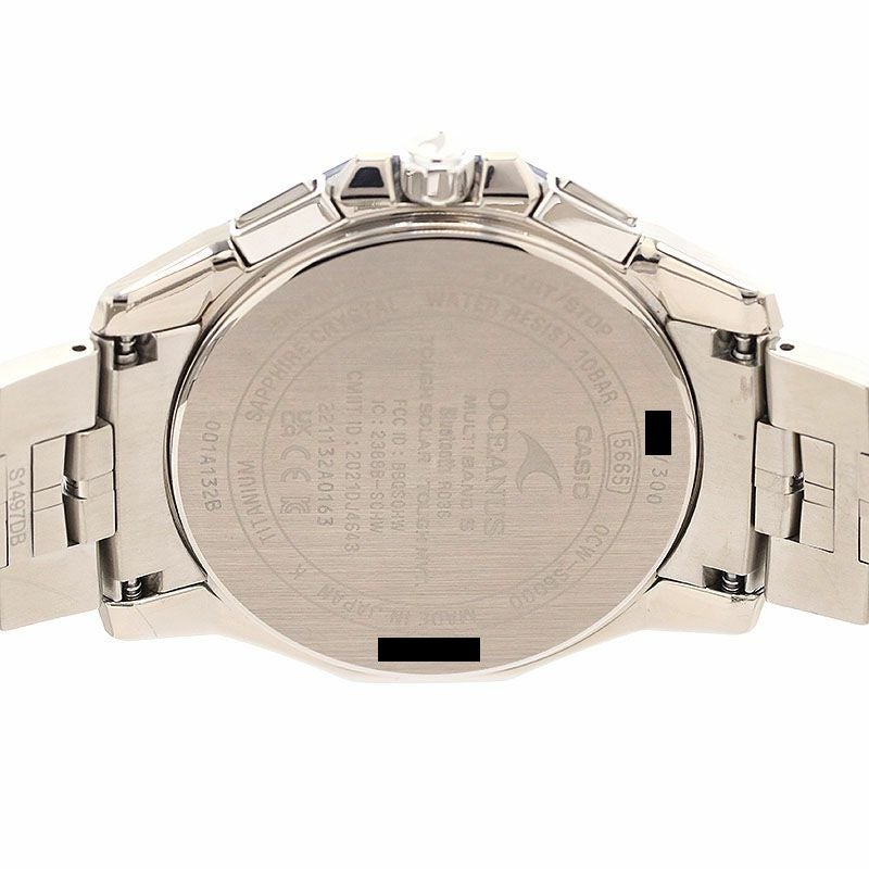 【中古】CASIO OCEANUS MANTA S6000 SERIES LMITED EDITION EDO KIRIKO GLASS カシオ オシアナス マンタ S6000シリーズ 限定モデル 江戸切子 OCW-S6000EK-1AJR