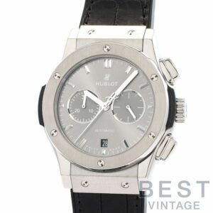 【中古】HUBLOT CLASSIC FUSION CHRONOGRAPH TITANIUM RACING GREY ウブロ クラシック・フュージョン クロノグラフ チタニウム レーシンググレー 541.NX.7070.LR