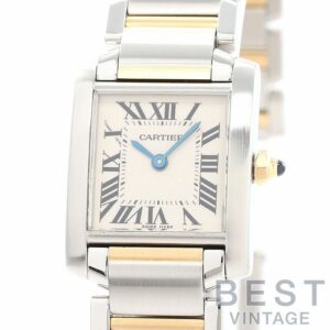 【中古】CARTIER TANK FRANCAISE SMALL MODEL カルティエ タンク フランセーズ SM W51007Q4