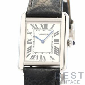 【中古】CARTIER TANK SOLO SMALL MODEL カルティエ タンク ソロSM ライトシルバー オパライン ダイアル WSTA0030