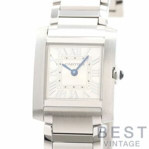【中古】CARTIER TANK FRANCAISE SMALL MODEL カルティエ タンク フランセーズ SM WSTA0065