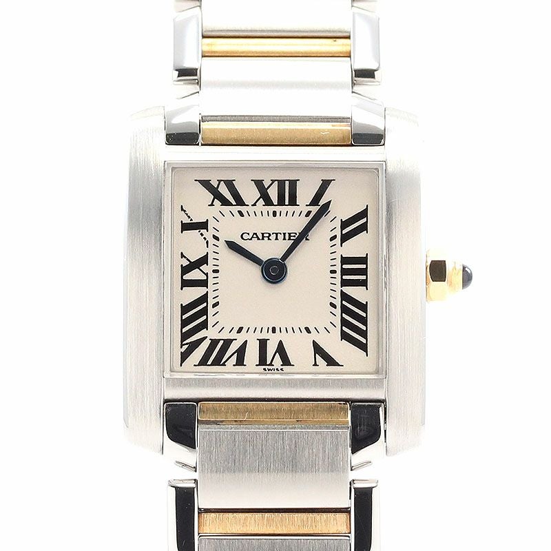 【中古】CARTIER TANK FRANCAISE SMALL MODEL カルティエ タンク フランセーズ SM W51007Q4