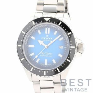 【中古】EDOX SKYDIVER NEPTUNIAN AUTOMATIC エドックス スカイダイバー ネプチュニアン オートマティック 80120-3NM-BUIDN