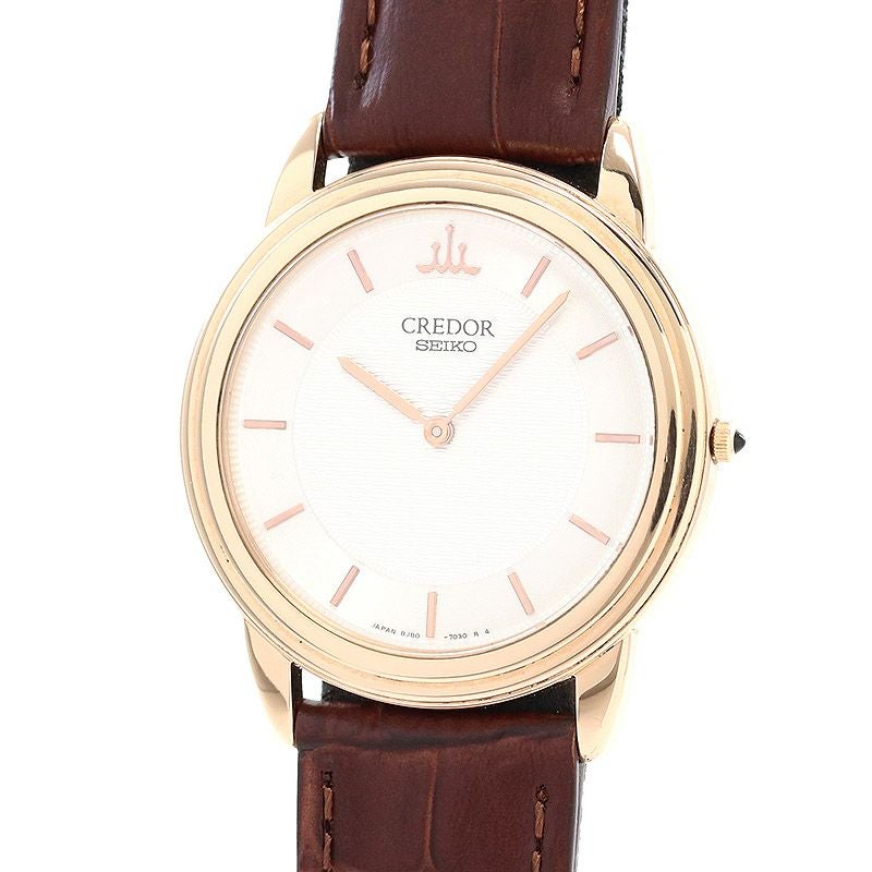 【中古】SEIKO CREDOR SIGNO QUARTZ セイコー クレドール シグノ クオーツ GBAT014 (8J80-7020)