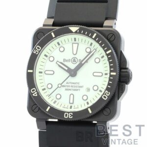 【中古】BELL & ROSS BR 03-92 DIVER FULL LUM ベル&ロス BR03-92 ダイバー フルラム BR0392-D-C5-CE/SRB