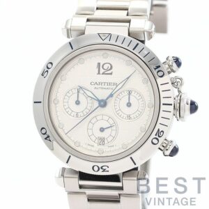 【中古】CARTIER PASHA DE CARTIER PLONGEUR CHRONOGRAPH カルティエ パシャ ドゥ カルティエ プロンジャー クロノグラフ 38MM W31030H3