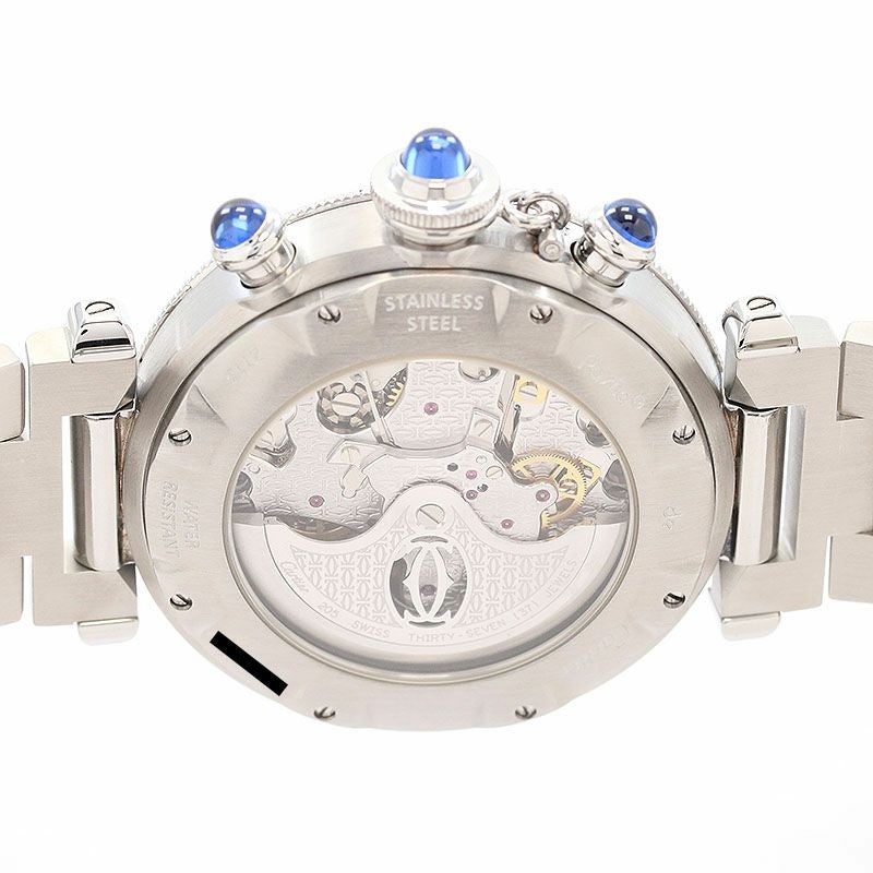 【中古】CARTIER PASHA DE CARTIER PLONGEUR CHRONOGRAPH カルティエ パシャ ドゥ カルティエ プロンジャー クロノグラフ 38MM W31030H3