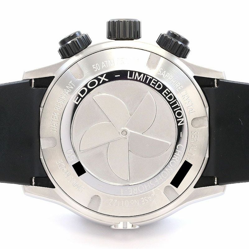 【中古】EDOX CHRONOOFFSHORE-1 CHRONOGRAPH AUTOMATIC TOMIYA LIMITED EDITION エドックス クロノオフショア1 クロノグラフ・オートマティック トミヤ限定 01122-357N1-BUINT