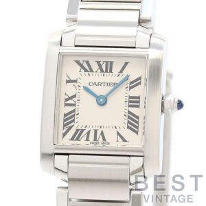 【中古】CARTIER TANK FRANCAISE SMALL MODEL カルティエ タンク フランセーズ SM W51008Q3