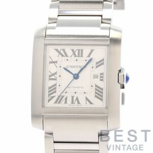 【中古】CARTIER TANK FRANCAISE LARGE MODEL カルティエ タンク フランセーズ LM WSTA0067