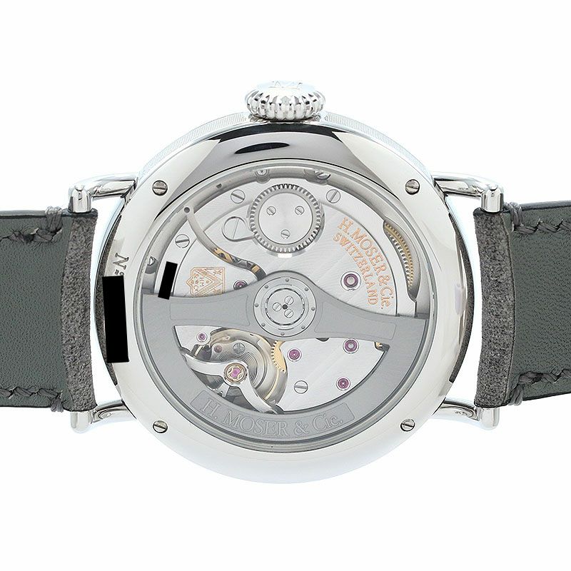 【中古】H.MOSER HERITAGE DUAL TIME H.モーザー ヘリテージ・デュアルタイム 8809-1200