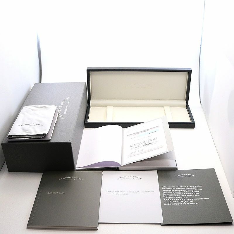 【中古】A.LANGE & SOHNE SAXONIA FLACH A.ランゲ&ゾーネ サクソニア フラッハ 201.033 (LS2014AG)