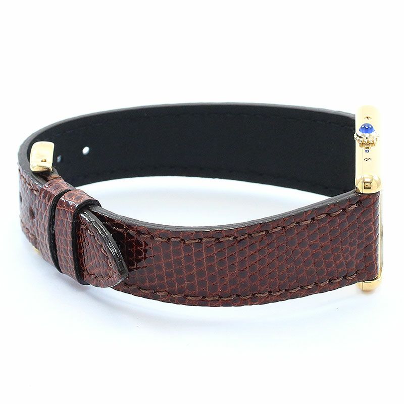 【中古】CARTIER MUST TANK LARGE MODEL VERMEIL カルティエ マストタンク LM ヴェルメイユ 83918223 (6 81006)