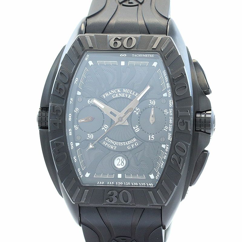 【中古】FRANCK MULLER CONQUISTADOR GRAND PRIX フランク・ミュラー コンキスタドールグランプリ 8900CCDTGPJ BLACK TT