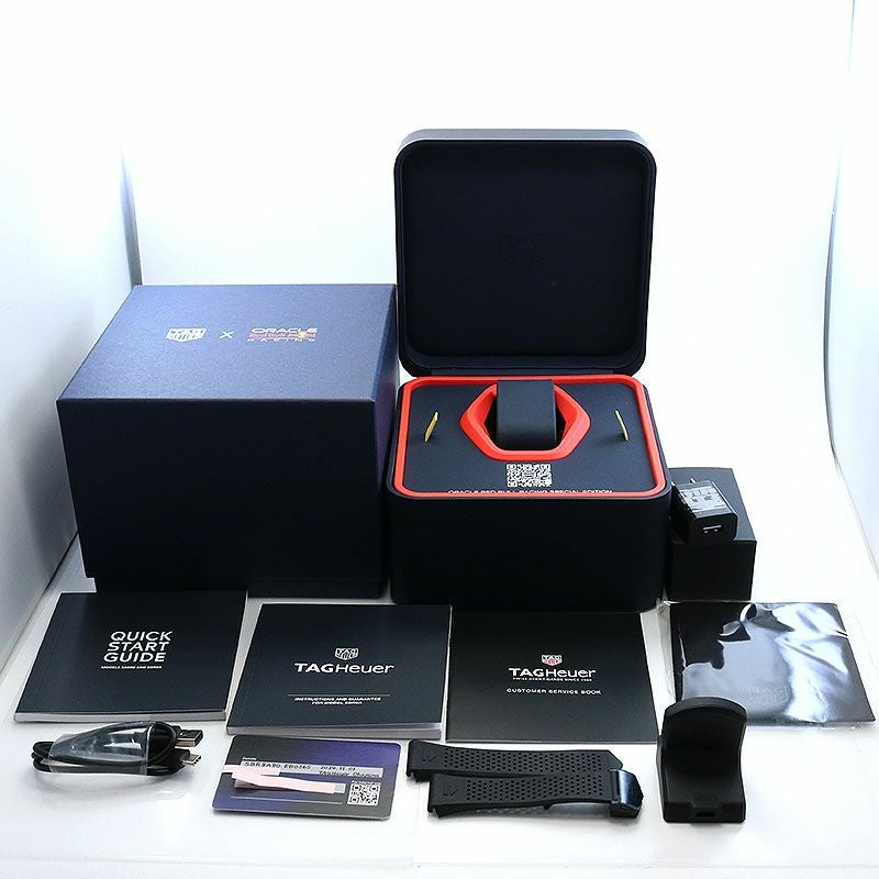 【中古】TAG HEUER CONNECTED CALIBRE E4 × ORACLE RED BULL RACING EDITION タグ・ホイヤー コネクテッド キャリバーE4 オラクル レッドブルレーシング SBR8A80.EB0365