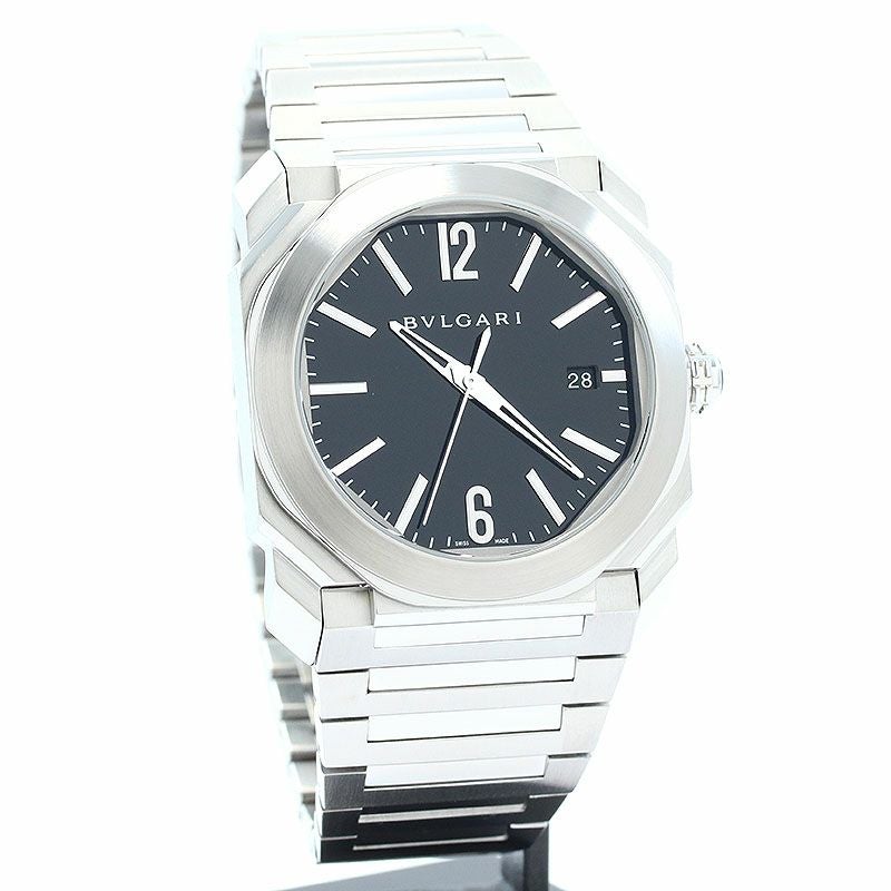【中古】BVLGARI OCTO SOLOTEMPO 38MM ブルガリ オクト ソロテンポ 38MM 102104 (BG038BSSD)
