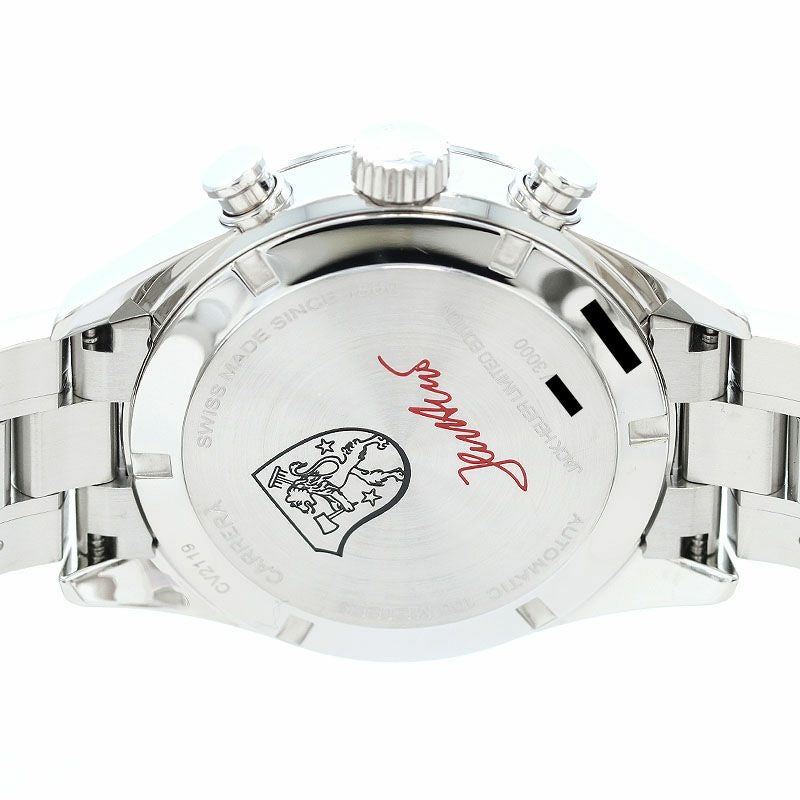 【中古】TAG HEUER CARRERA CALIBRE 17 CHRONOGRAPH JACK HEUER LIMITED EDITION タグ・ホイヤー カレラ キャリバー17 クロノグラフ ジャック・ホイヤー リミテッドエディション CV2119.BA0722