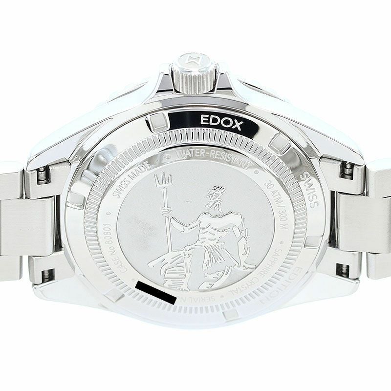 【中古】EDOX NEPTUNIAN GRANDE RESERVE DATE AUTOMATIC エドックス ネプチュニアン グランデ リザーブ デイト オートマティック 80801-3VM-VDN