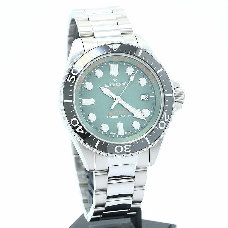 【中古】EDOX NEPTUNIAN GRANDE RESERVE DATE AUTOMATIC エドックス ネプチュニアン グランデ リザーブ デイト オートマティック 80801-3VM-VDN