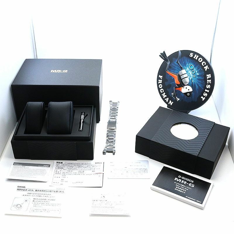 【中古】CASIO G-SHOCH MR-G FROGMAN DOUBLE ANNIVERSARY LIMITED EDITION カシオ Gショック MR-G フロッグマン ダブルアニバーサリー 限定モデル MRG-BF1000E-1A9JR