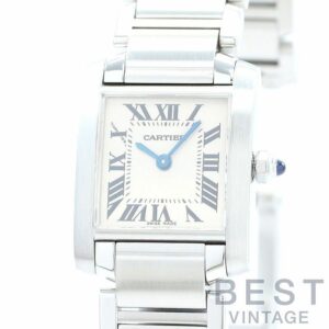 【中古】CARTIER TANK FRANCAISE SMALL MODEL カルティエ タンク フランセーズ SM W51008Q3