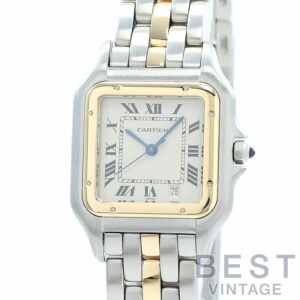 【中古】CARTIER PANTHERE CLASSIQUE ET FIGARO MEDIUM MODEL 1ROW カルティエ パンテール クラシック & フィガロ MM 1ロウ W25028B5