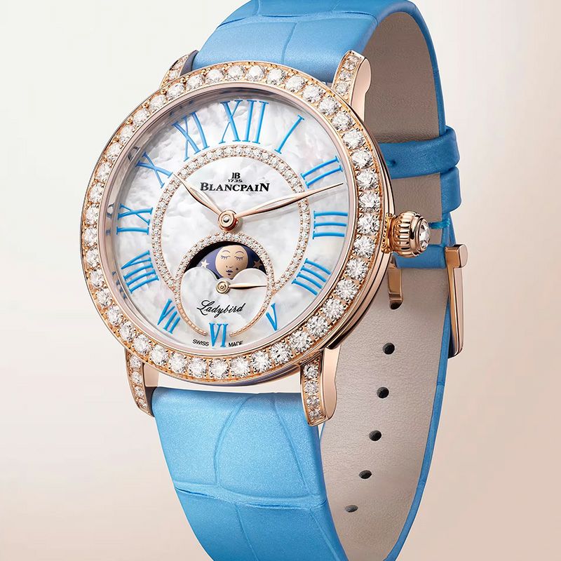 BLANCPAIN LADYBIRD COLORS PHASES DE LUNE ブランパン レディバード カラーズ ムーンフェイズ 3662D-2954-55A