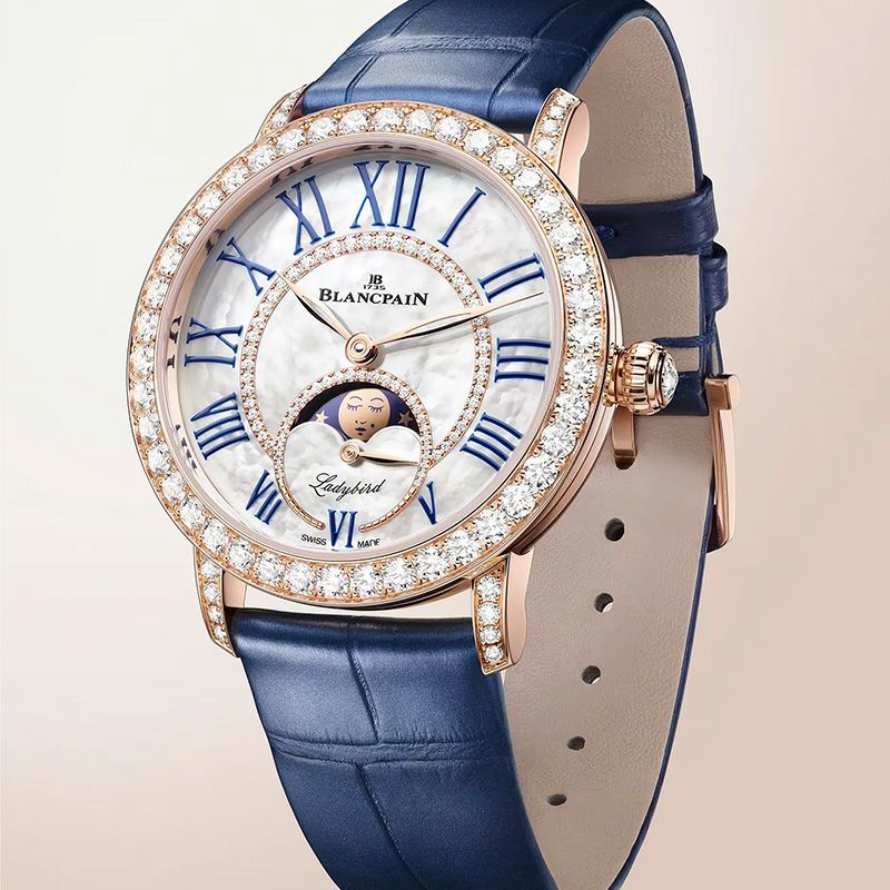 BLANCPAIN LADYBIRD COLORS PHASES DE LUNE ブランパン レディバード カラーズ ムーンフェイズ 3662-2954-55A