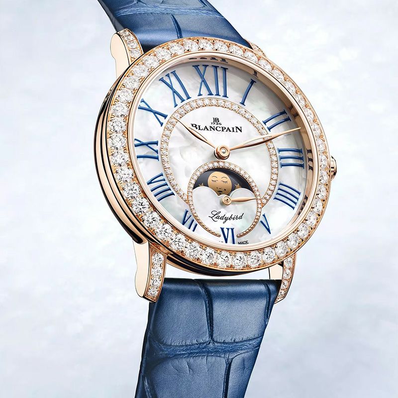 BLANCPAIN LADYBIRD COLORS PHASES DE LUNE ブランパン レディバード カラーズ ムーンフェイズ 3662-2954-55A
