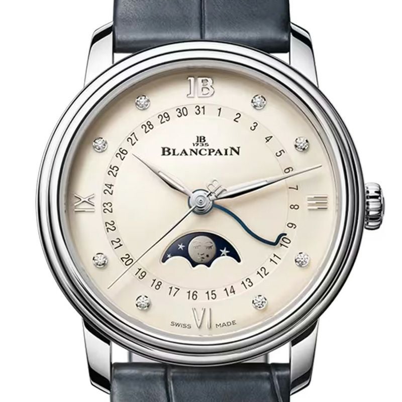BLANCPAIN VILLERET QUANTIEME PHASES DE LUNE ブランパン ヴィルレ デイト ムーンフェイズ 6126N-1187-55B