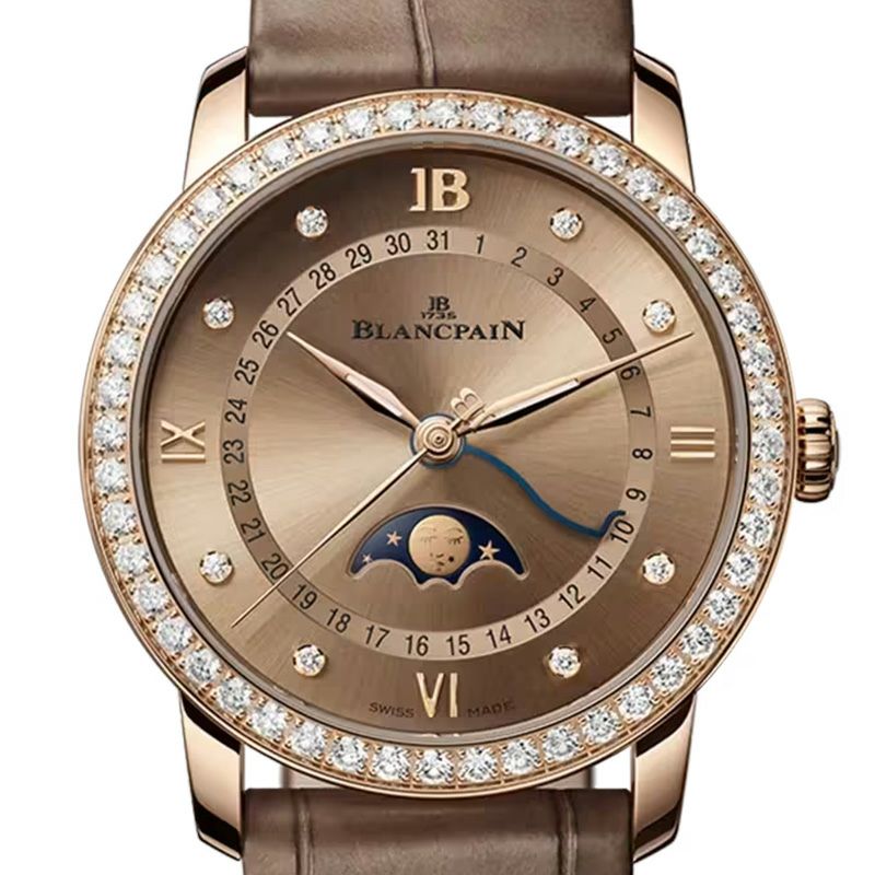 BLANCPAIN VILLERET QUANTIEME PHASES DE LUNE ブランパン ヴィルレ デイト ムーンフェイズ 6126N-2946-55B