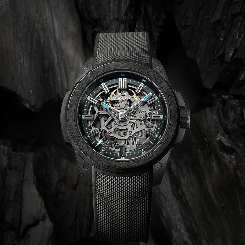 NORQAIN WILD ONE SKELETON JP 42MM ノルケイン ワイルドワン スケルトン JP 42mm N3000.07Q24.G01.R01