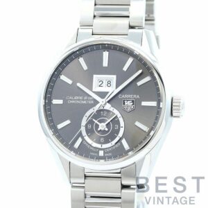 【中古】TAG HEUER CARRERA GRANDE DATE GMT CALIBRE 8 タグ・ホイヤー カレラ グランドデイト GMT キャリバー8 WAR5012.BA0723