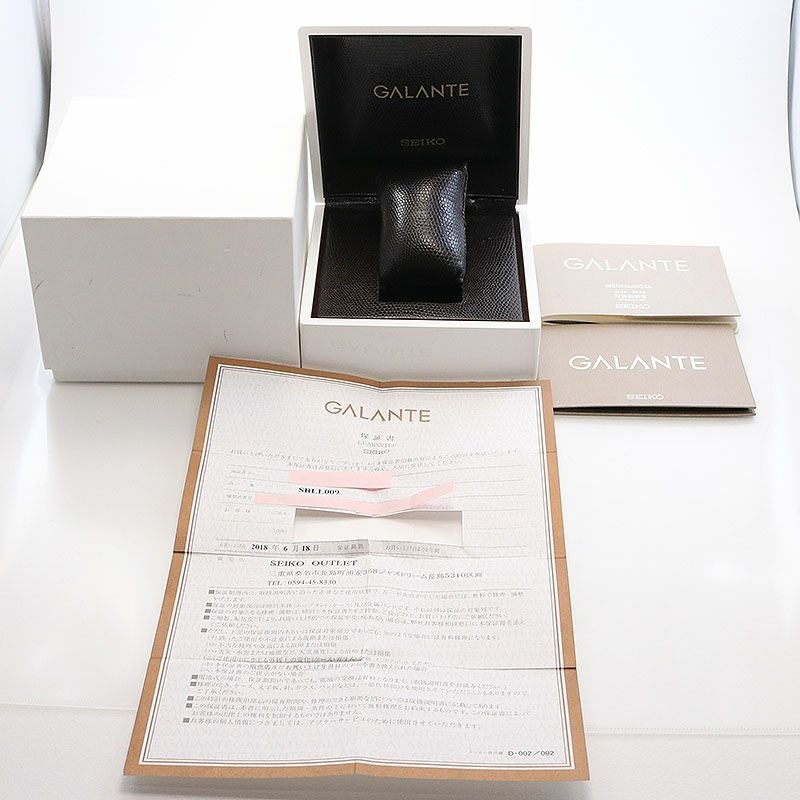 【中古】GALANTE GALANTE MECHANICAL MODEL セイコー ガランテ メカニカルモデル SBLL009 (8L38-00E0)