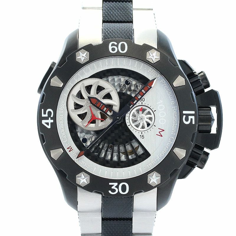 【中古】ZENITH DEFY XTREME OPEN EL PRIMERO ゼニス デファイ エクストリーム オープン エル・プリメロ 96.0525.4021/21.M525
