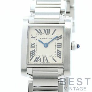 【中古】CARTIER TANK FRANCAISE SMALL MODEL カルティエ タンク フランセーズ SM W51008Q3