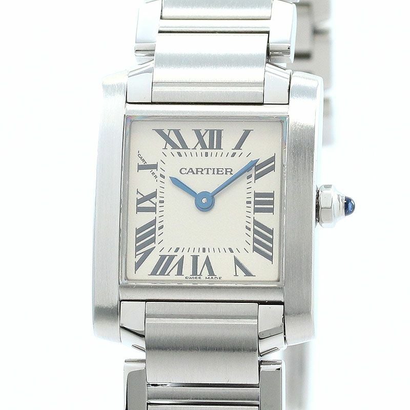 【中古】CARTIER TANK FRANCAISE SMALL MODEL カルティエ タンク フランセーズ SM W51008Q3