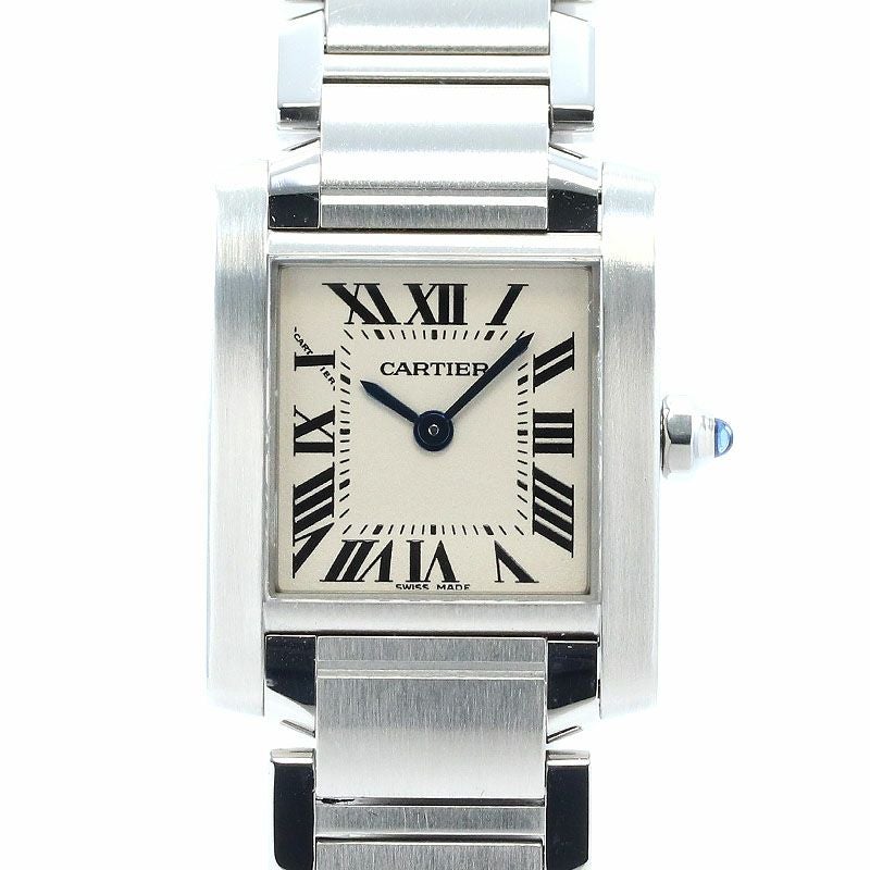 【中古】CARTIER TANK FRANCAISE SMALL MODEL カルティエ タンク フランセーズ SM W51008Q3