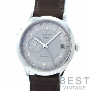 【中古】ZENITH CLASS ELITE DUAL TIME ゼニス クラス エリート デュアルタイム 03.1125.682/76.C490