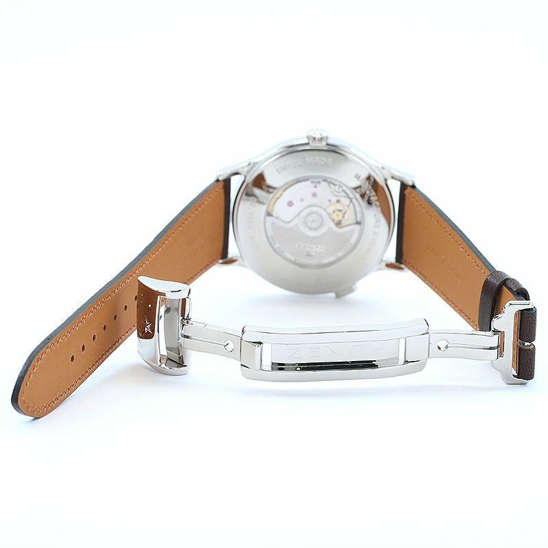 【中古】ZENITH CLASS ELITE DUAL TIME ゼニス クラス エリート デュアルタイム 03.1125.682/76.C490
