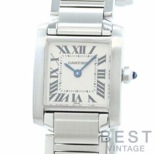 【中古】CARTIER TANK FRANCAISE SMALL MODEL カルティエ タンク フランセーズ SM W51008Q3